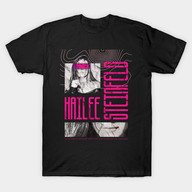 Hailee Steinfeld Music Poster Design T-Shirt by MairlaStore